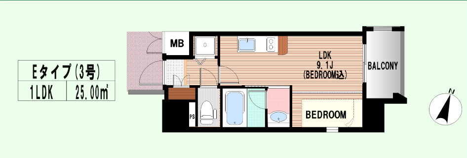 福岡県福岡市博多区博多駅南３ 博多駅 1LDK マンション 賃貸物件詳細