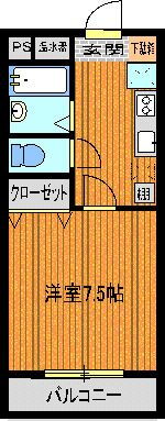 ロイヤルＭＩＹＡＵＲＡ 4階 1K 賃貸物件詳細