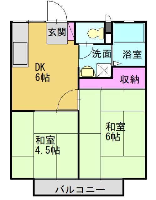 兵庫県姫路市大塩町 大塩駅 2DK アパート 賃貸物件詳細