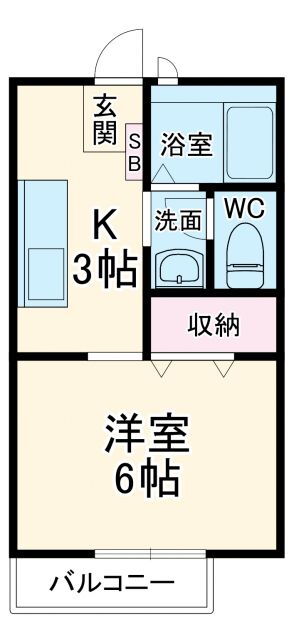 ペアシティ岩原 1階 1K 賃貸物件詳細