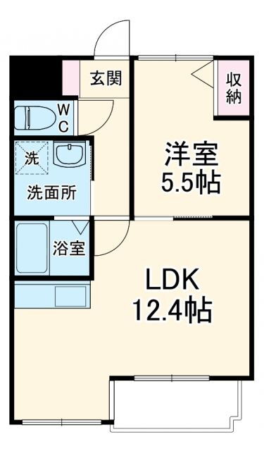ザ・レジデンス元魚 3階 1LDK 賃貸物件詳細