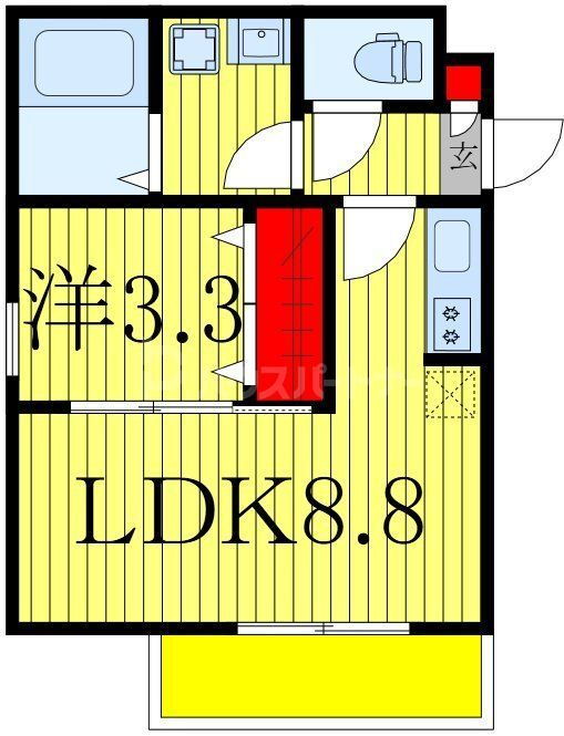 千葉県柏市松葉町１ 北柏駅 1LDK アパート 賃貸物件詳細