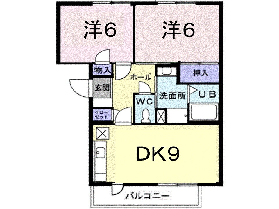 茨城県つくば市花畑３ つくば駅 2DK マンション 賃貸物件詳細