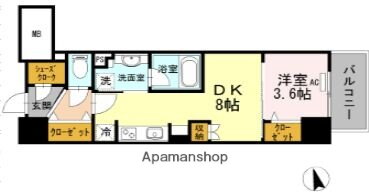 ウェルブライト博多ステーション　住居 3階 1LDK 賃貸物件詳細