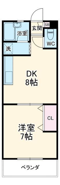 神奈川県川崎市中原区丸子通１ 新丸子駅 1DK アパート 賃貸物件詳細
