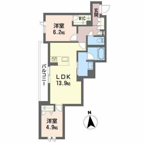 グレイス清水町 1階 2LDK 賃貸物件詳細