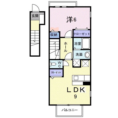 佐賀県鳥栖市古賀町 鳥栖駅 1LDK アパート 賃貸物件詳細