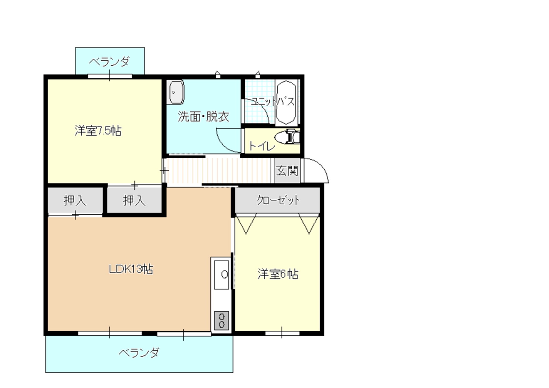 徳島県徳島市新浜本町４ 二軒屋駅 2LDK マンション 賃貸物件詳細