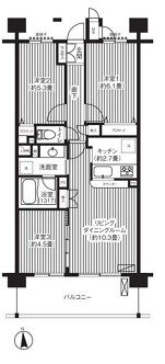 神奈川県横浜市港北区樽町１ 綱島駅 3LDK マンション 賃貸物件詳細