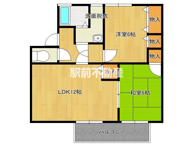 福岡県柳川市田脇 2LDK アパート 賃貸物件詳細