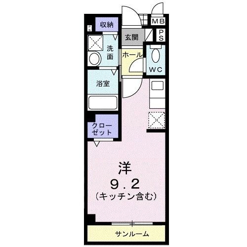 富山県黒部市三日市 荻生駅 ワンルーム アパート 賃貸物件詳細