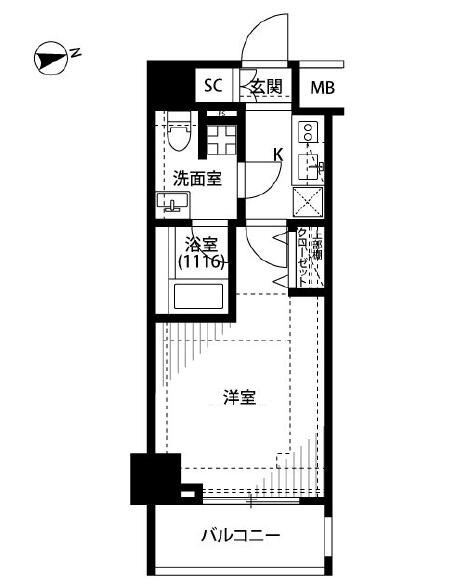 東京都台東区松が谷１ 田原町駅 1K マンション 賃貸物件詳細