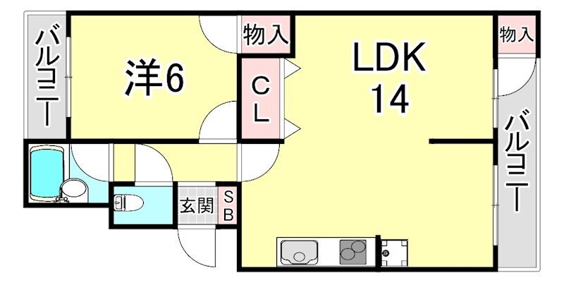 兵庫県西宮市田代町 西宮北口駅 1LDK アパート 賃貸物件詳細