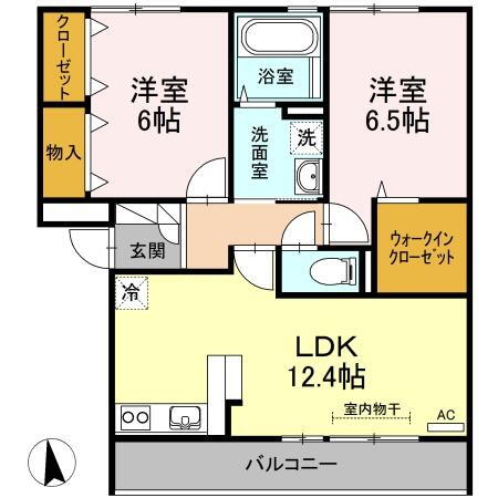 鳥取県米子市皆生新田３ 東山公園駅 2LDK アパート 賃貸物件詳細