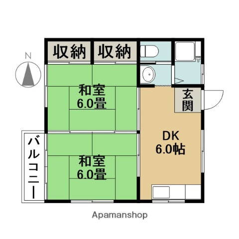 東京都江戸川区西葛西７ 西葛西駅 2DK アパート 賃貸物件詳細