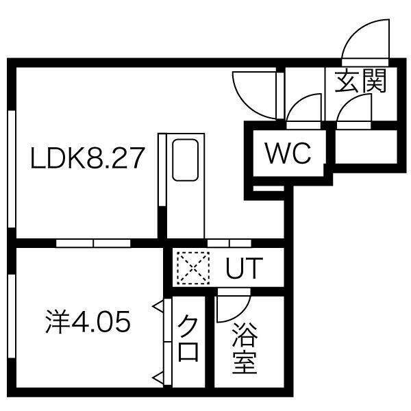 北海道札幌市西区発寒三条４ 発寒南駅 1LDK マンション 賃貸物件詳細