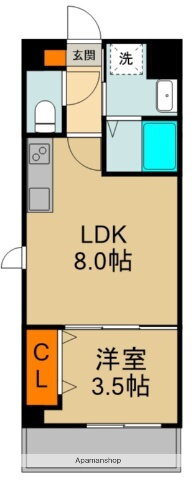 大阪府門真市柳田町 古川橋駅 1LDK アパート 賃貸物件詳細