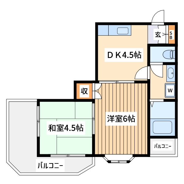 神奈川県相模原市中央区矢部１ 相模原駅 2DK マンション 賃貸物件詳細