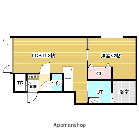北海道岩見沢市八条西２ 岩見沢駅 1LDK アパート 賃貸物件詳細