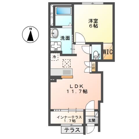 群馬県前橋市朝倉町 前橋大島駅 1LDK アパート 賃貸物件詳細