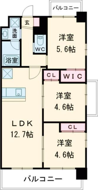 福岡県北九州市若松区童子丸１ 奥洞海駅 3LDK マンション 賃貸物件詳細