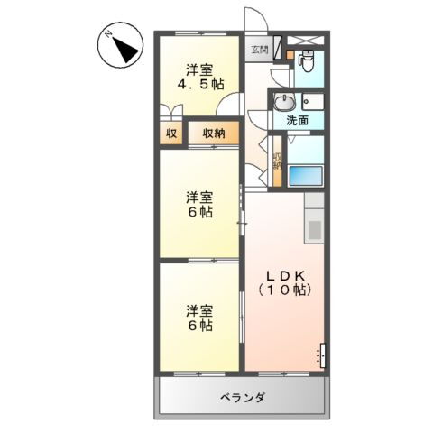 岡山県総社市溝口 総社駅 3LDK アパート 賃貸物件詳細