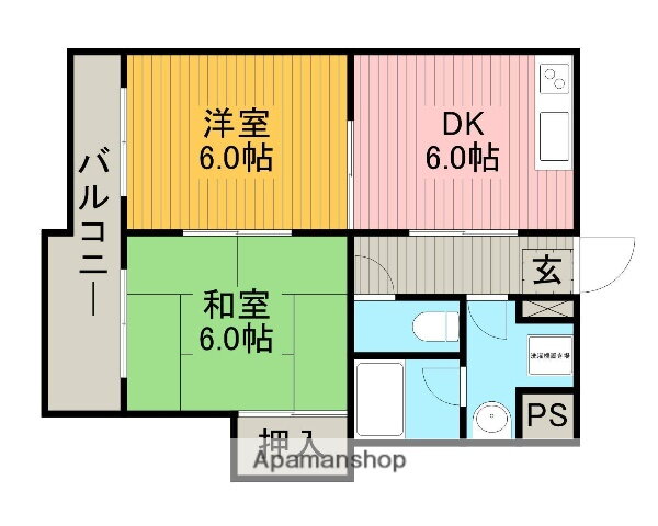 東京都武蔵野市境南町２ 武蔵境駅 2DK マンション 賃貸物件詳細
