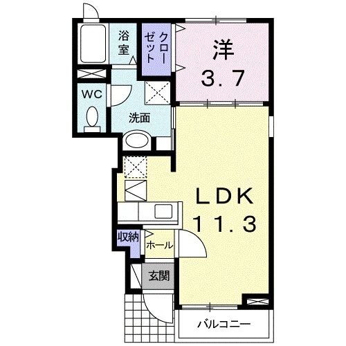 静岡県裾野市茶畑 裾野駅 1LDK アパート 賃貸物件詳細