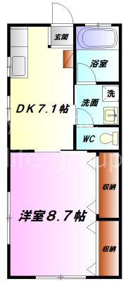 セレスＭ 1階 1DK 賃貸物件詳細