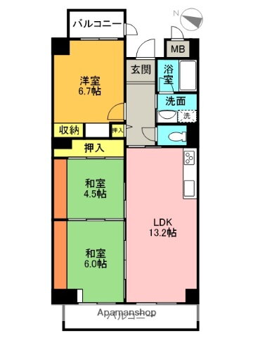 兵庫県尼崎市下坂部３ 尼崎駅 3LDK マンション 賃貸物件詳細
