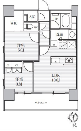 シーズンフラッツ上野稲荷町 11階 2LDK 賃貸物件詳細