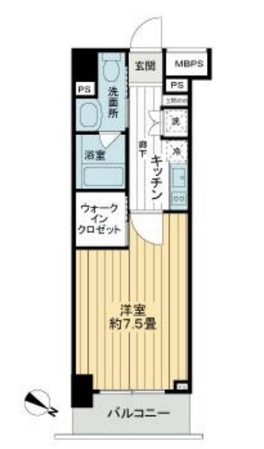 東京都台東区日本堤２ 三ノ輪駅 1K マンション 賃貸物件詳細