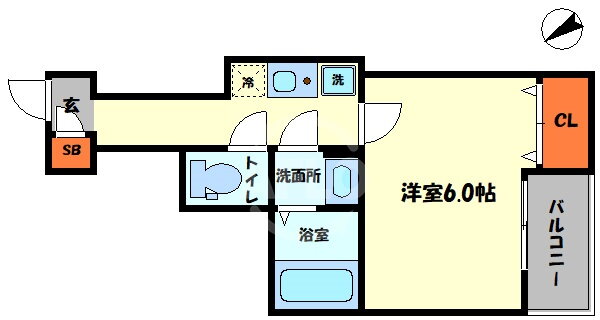 大阪府東大阪市三島２ 鴻池新田駅 1K アパート 賃貸物件詳細