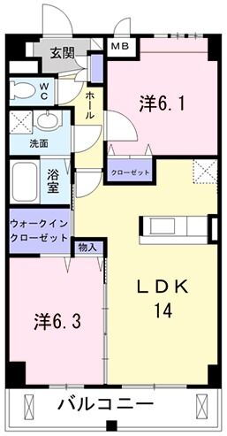 神奈川県相模原市南区東林間１ 東林間駅 2LDK マンション 賃貸物件詳細