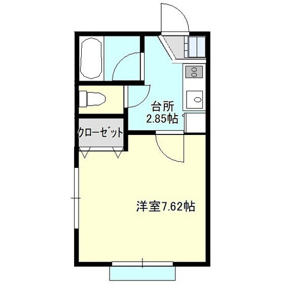 岩手県滝沢市巣子 巣子駅 1K アパート 賃貸物件詳細