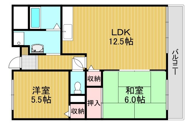 大阪府富田林市甲田３ 川西駅 2LDK マンション 賃貸物件詳細