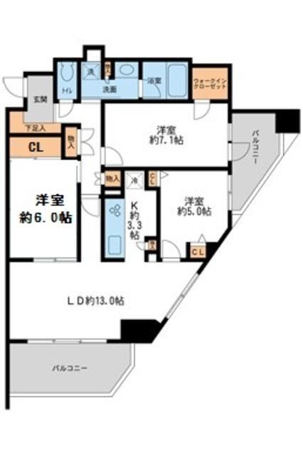 千葉県千葉市美浜区幸町１ 西登戸駅 3LDK マンション 賃貸物件詳細