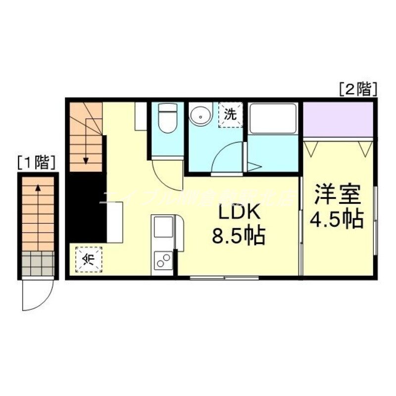 ソレイユ・ルヴァン 2階 1LDK 賃貸物件詳細