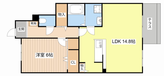 滋賀県野洲市野洲 野洲駅 1LDK アパート 賃貸物件詳細