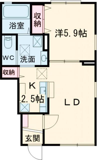 栃木県下都賀郡壬生町落合２ 国谷駅 1LDK アパート 賃貸物件詳細
