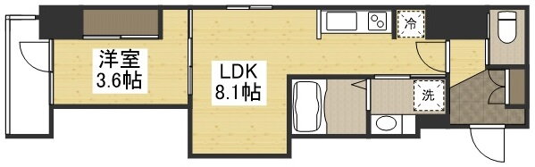 岡山県岡山市北区東中央町 東中央町駅 1LDK マンション 賃貸物件詳細