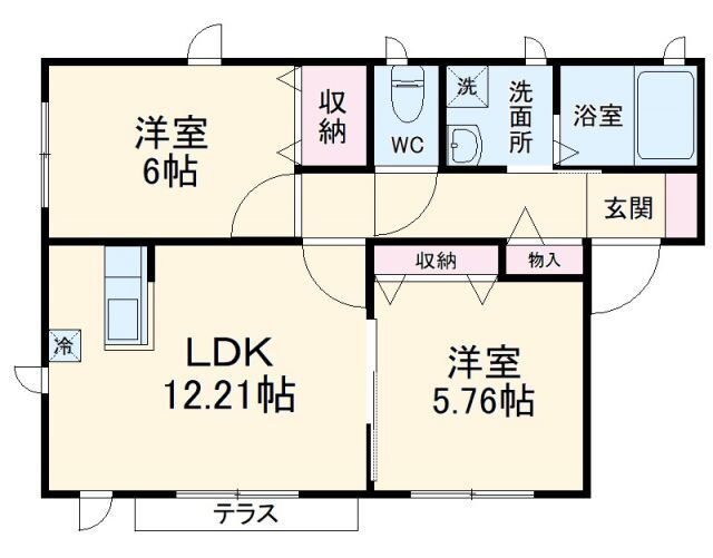 神奈川県海老名市国分南４ 海老名駅 2LDK アパート 賃貸物件詳細