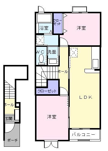 愛知県尾張旭市狩宿町３ 三郷駅 2LDK アパート 賃貸物件詳細
