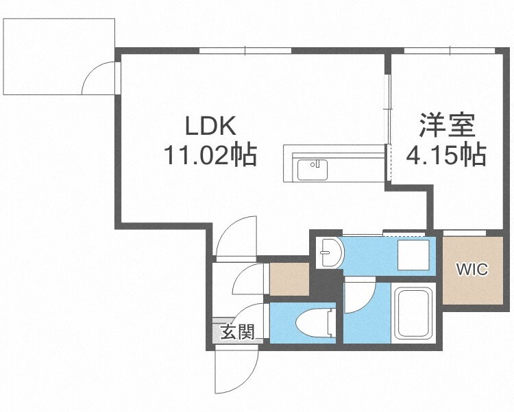 北海道札幌市厚別区厚別中央三条４ 厚別駅 1LDK マンション 賃貸物件詳細