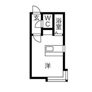 ハイライフ円山 2階 ワンルーム 賃貸物件詳細