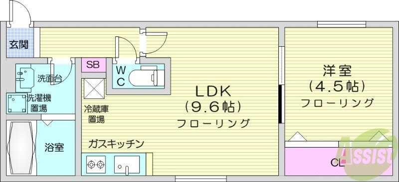 北海道札幌市北区北三十六条西７ 麻生駅 1LDK マンション 賃貸物件詳細