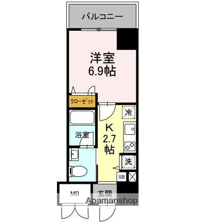 神奈川県横浜市鶴見区生麦５ 花月総持寺駅 1K マンション 賃貸物件詳細