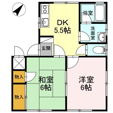 岡山県岡山市東区瀬戸町下 瀬戸駅 2K アパート 賃貸物件詳細