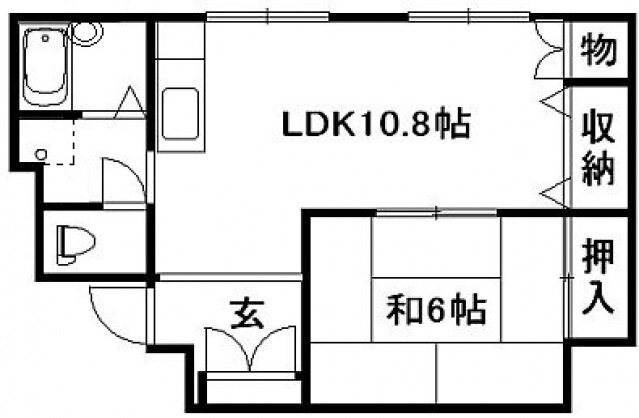 広島県広島市中区上八丁堀 女学院前駅 1LDK アパート 賃貸物件詳細