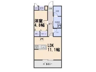 佐賀県佐賀市諸富町大字諸富津 蒲池駅 1LDK マンション 賃貸物件詳細